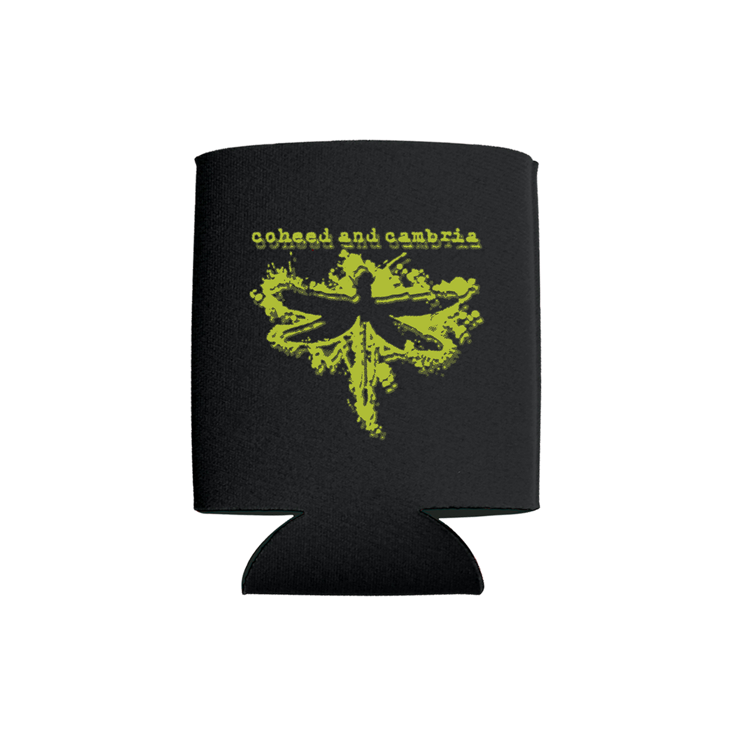 Halftone Dragonfly Koozie