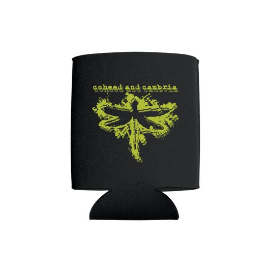 Halftone Dragonfly Koozie