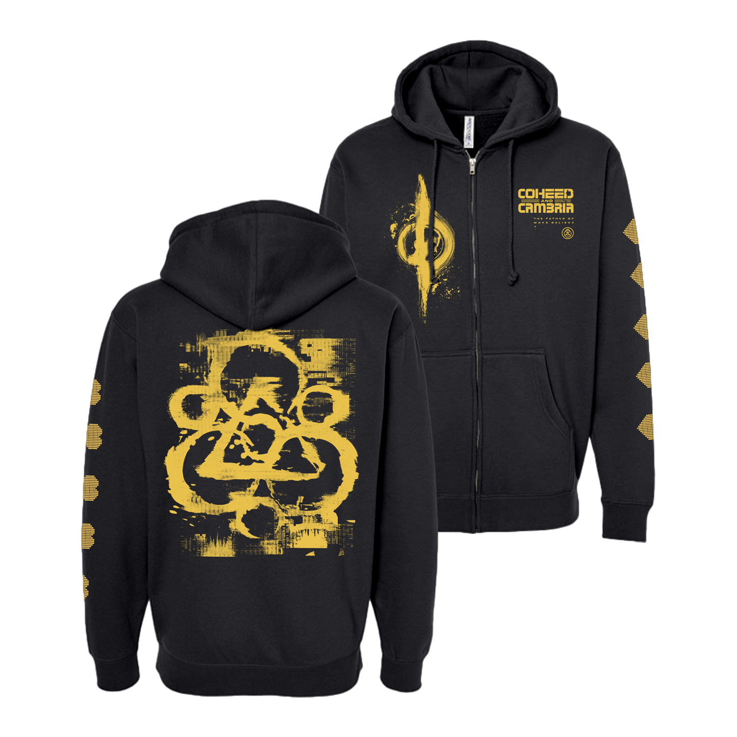 Vaxis Hearts Glitch Zip Hoodie